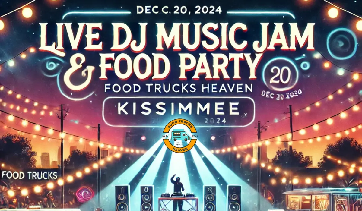 Experience Live DJ Music Jam & Food Party