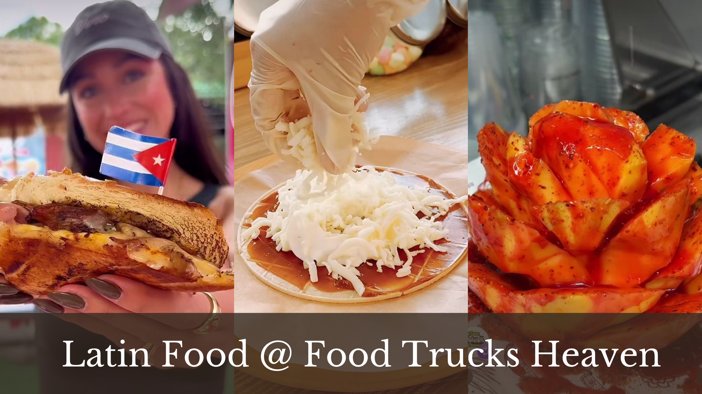 Assorted Latin dishes from Food Trucks Heaven representing the variety of flavors across Latin America.