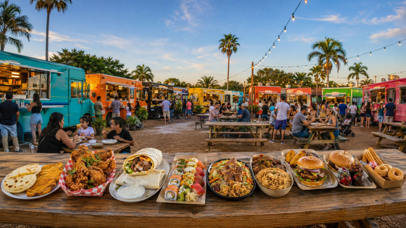Food truck park in Kissimmee